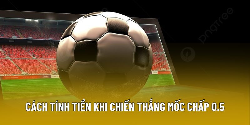 Cách tính tiền khi chiến thắng mốc chấp 0.5